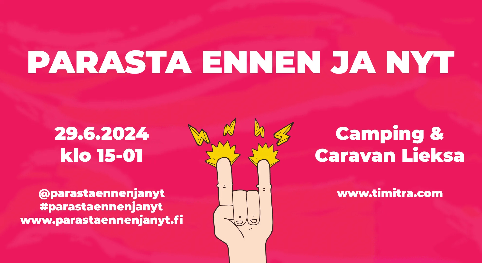 Parasta Ennen ja Nyt 2024 ohjelma